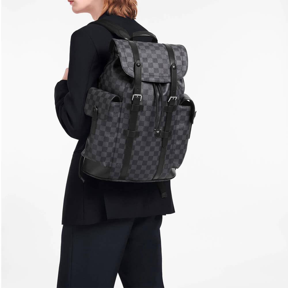 Louis Vuitton Damier Graphite Canvas Christopher PM N41379