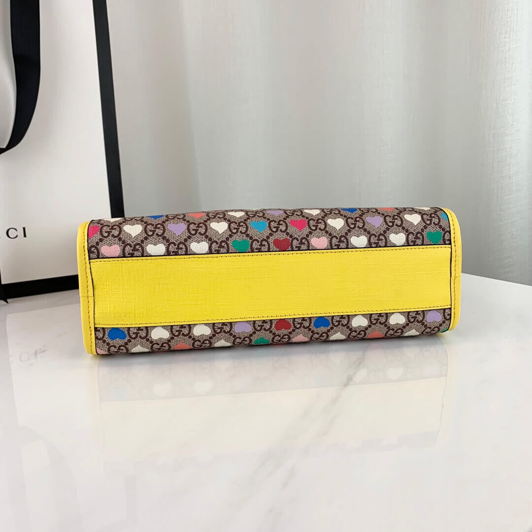 Gucci Childrens GG Hearts Tote Bag 605614