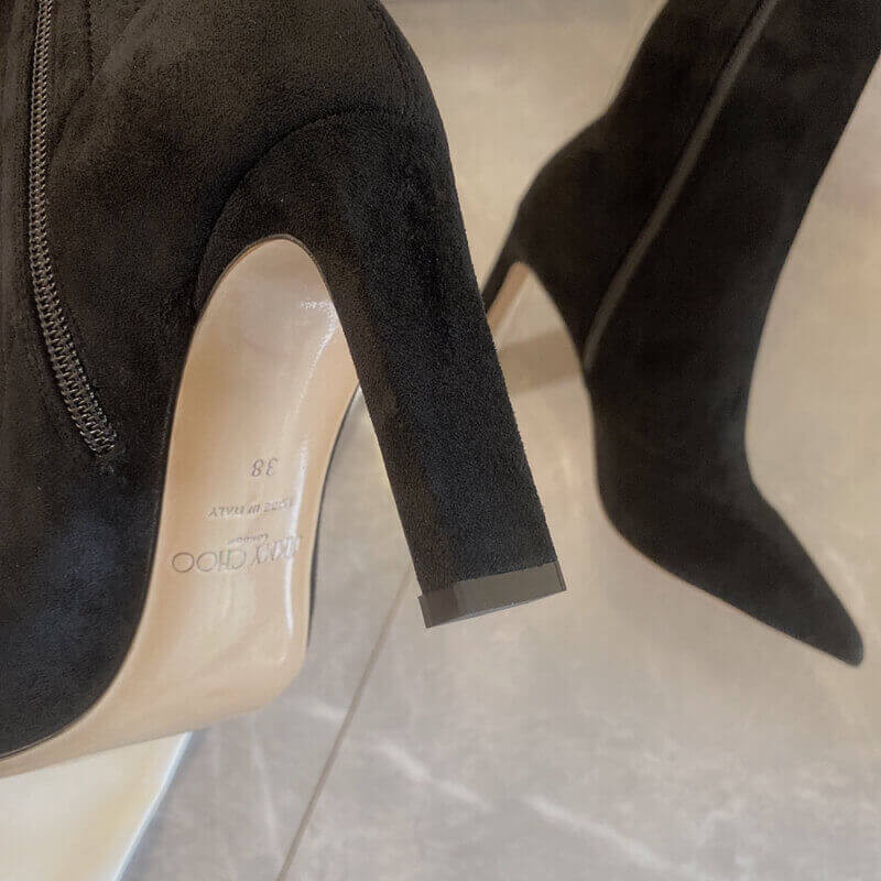 Jimmy Choo Stretch-Suede Knee High Boots J171