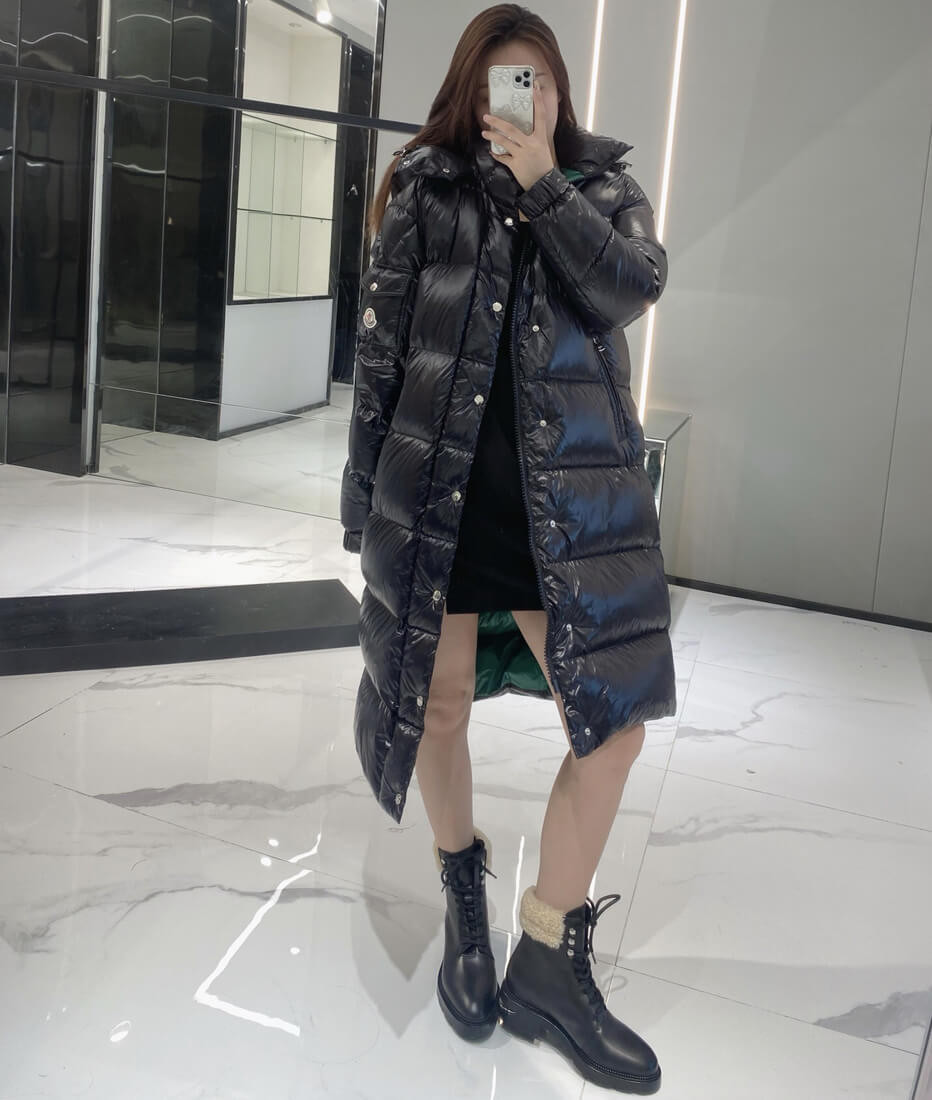 Moncler Hanoverian Long Down Jacket Black 20911