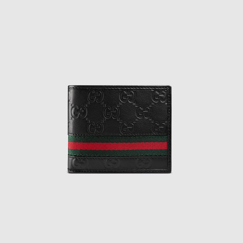 Guccissima Web Bi-fold Wallet 138042