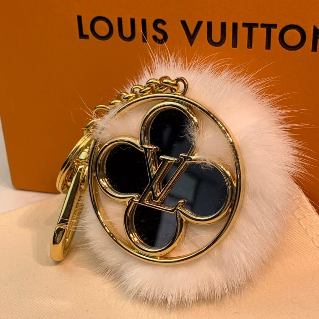 Louis Vuitton Flower Finesse Fur Bag Charm And Key Holder M69001