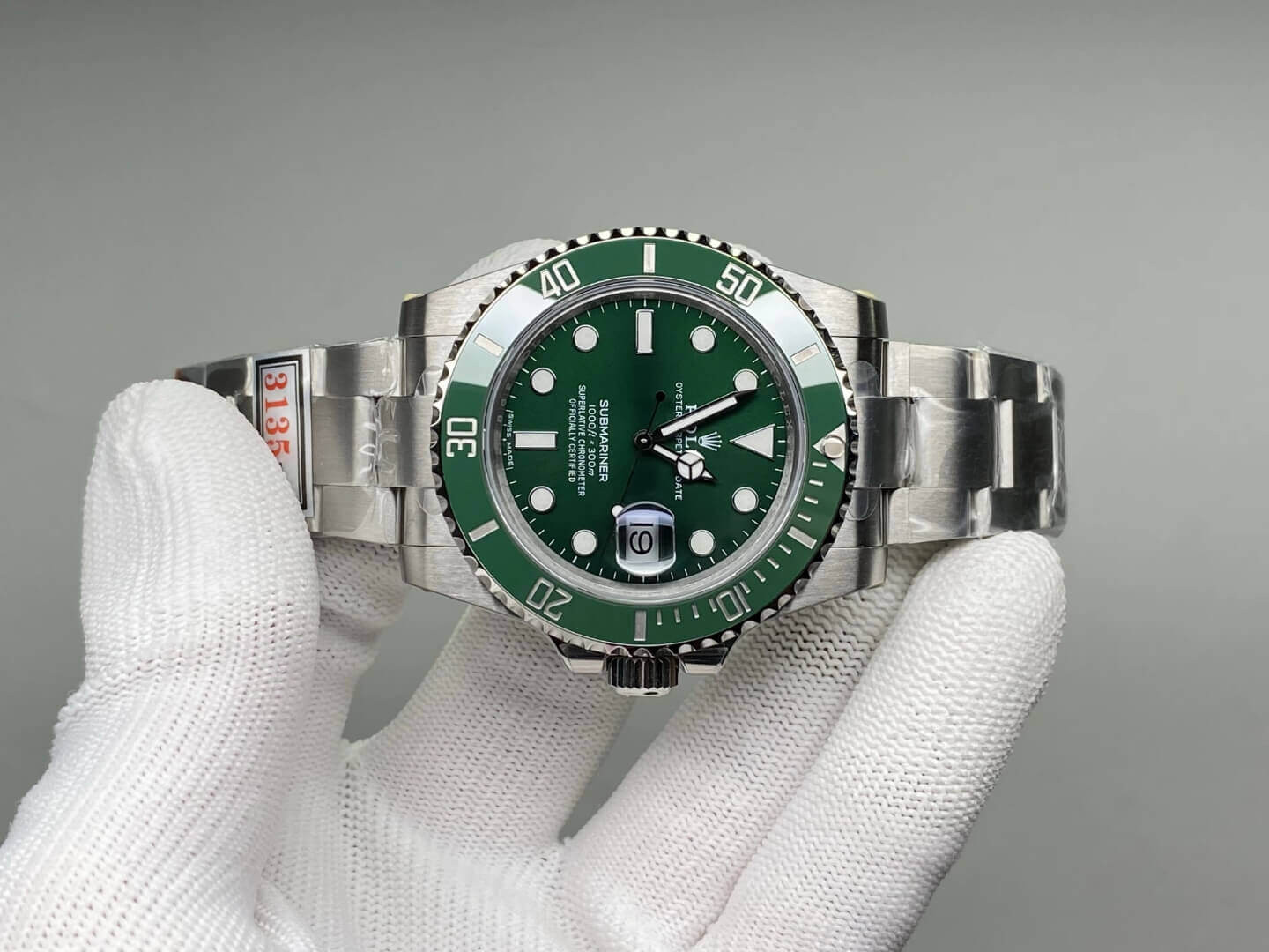 Rolex Submariner Date Watch Green M1166