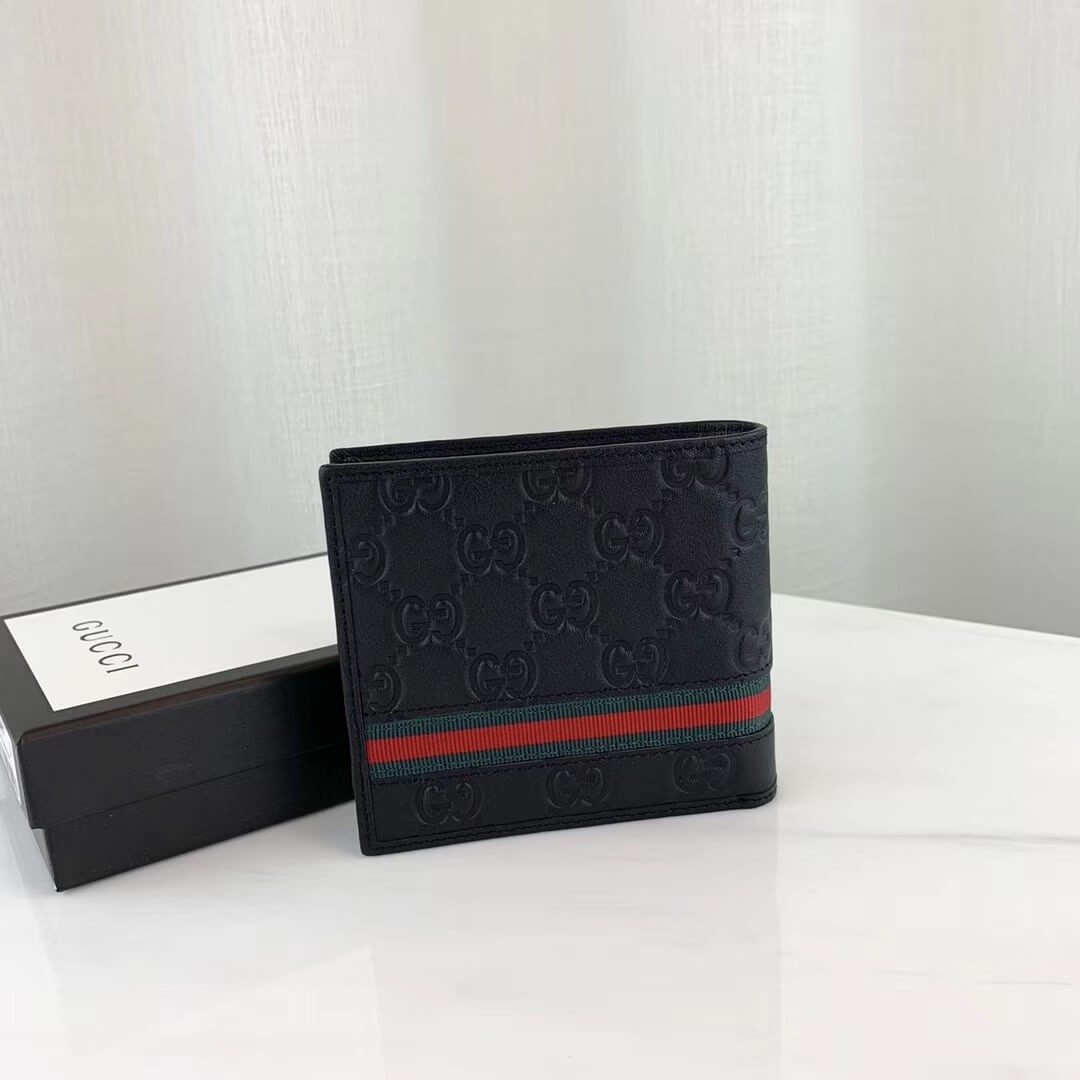 Guccissima Web Bi-fold Wallet 138042