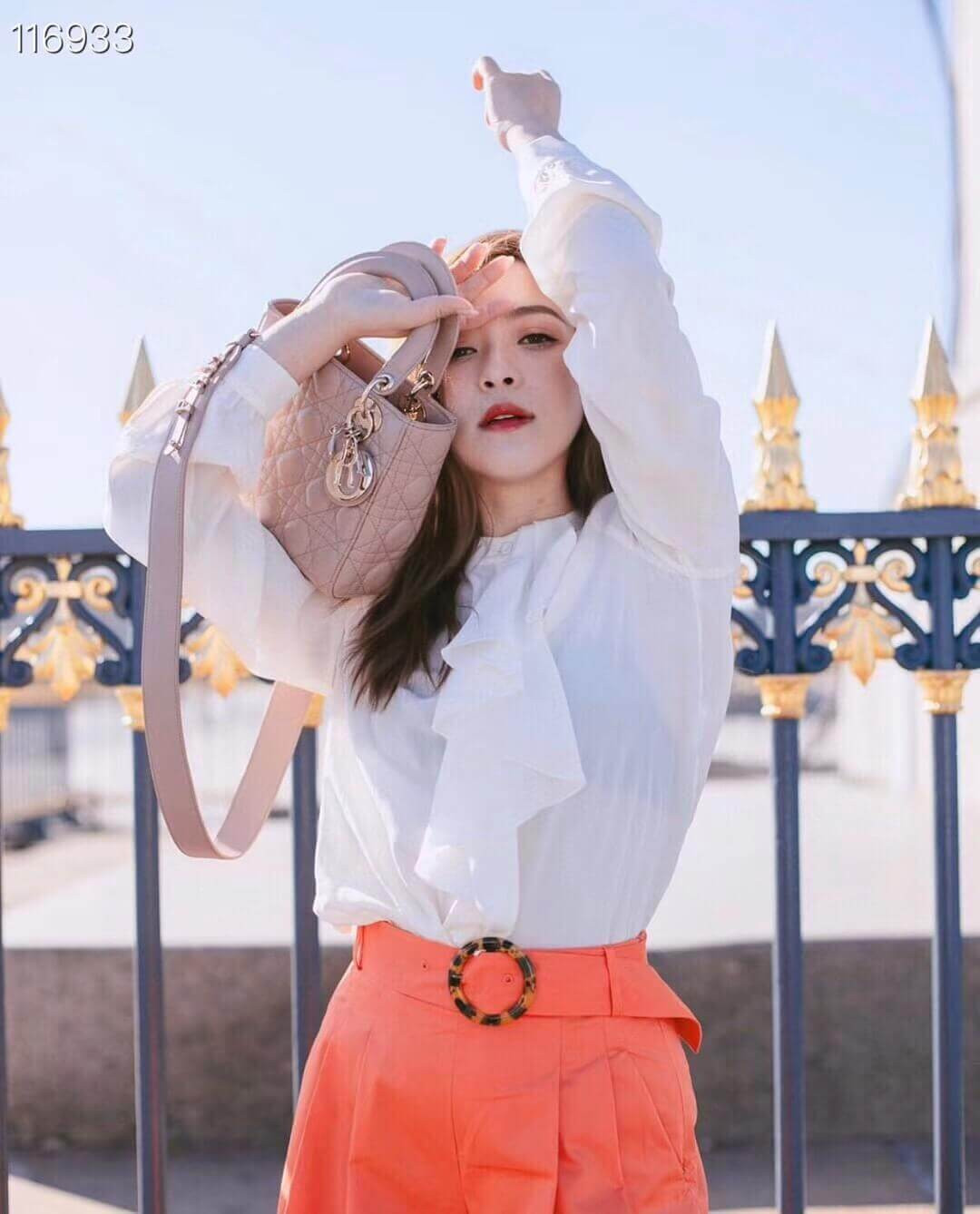 Christian Dior Lambskin My ABCdior Lady Dior Bag M0538