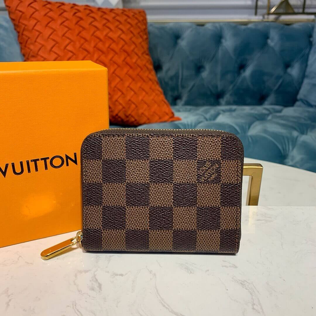 Louis Vuitton Damier Ebene Zippy Coin Purse N63070