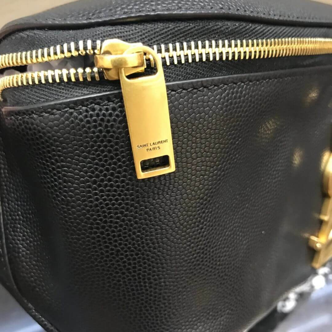 Saint Laurent YSL Classic Monogram Belt Bag In Grain Leather 569737