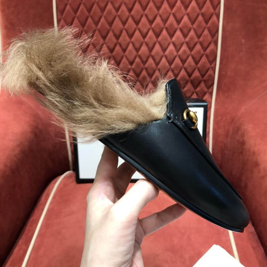 Gucci Princetown Leather Slipper 397749