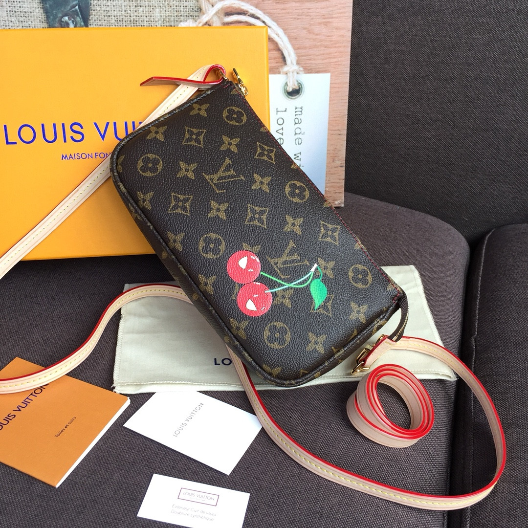 Louis Vuitton Monogram Cherry Pochette Accessoires M95008