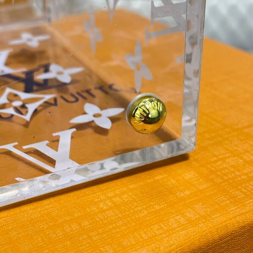 Louis Vuitton Cube Scott Box in Transparent GI0481