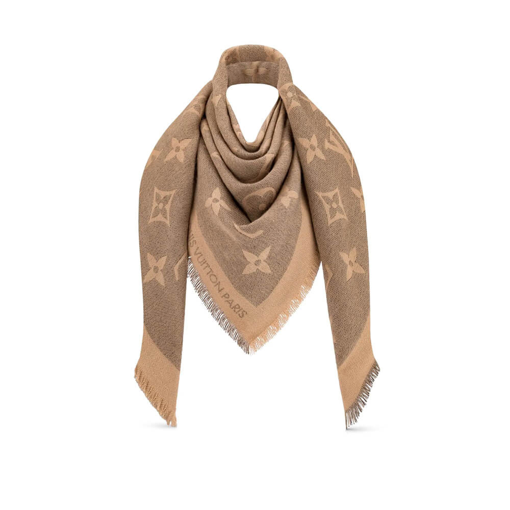 Louis Vuitton Monogram Giant Shawl MP2412 MP2382