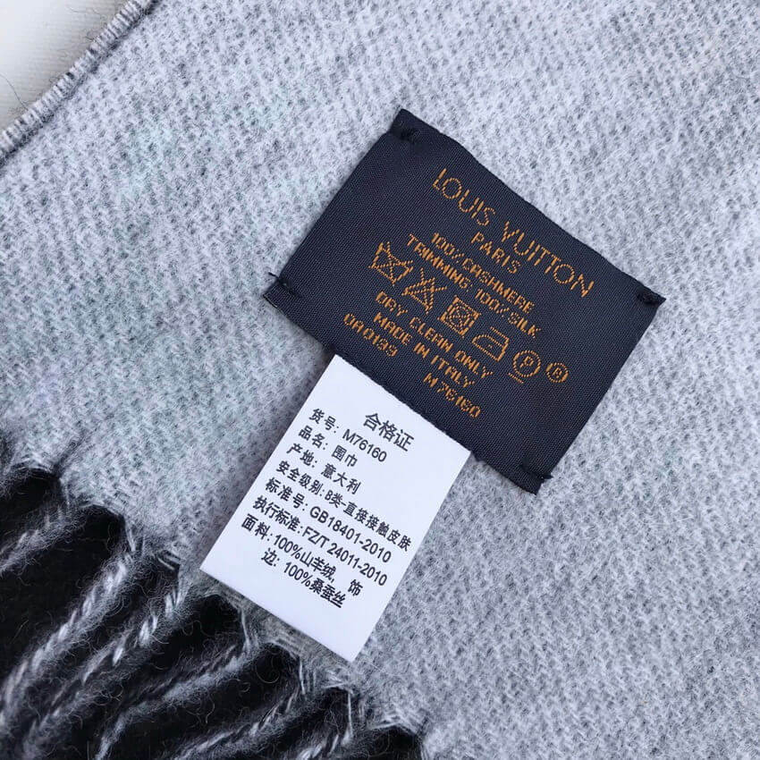 Louis Vuitton Be Mindful Reykjavik Scarf M76160 Black