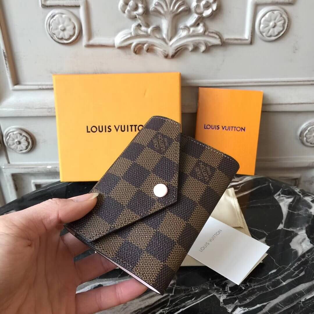 Louis Vuitton Damier Ebene Victorine Wallet N41659
