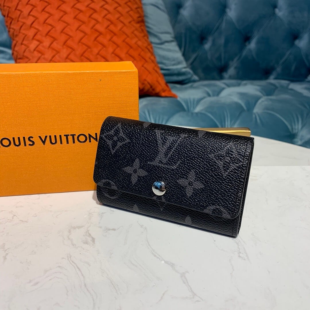 Louis Vuitton Monogram Eclipse 6 Key Holder M62630
