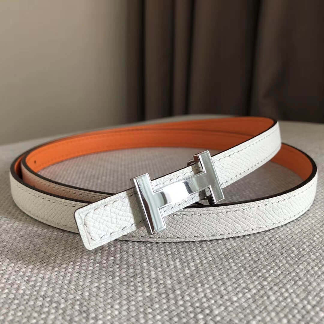 Hermes Focus Belt Buckle & Reversible Leather Strap 13mm H0645
