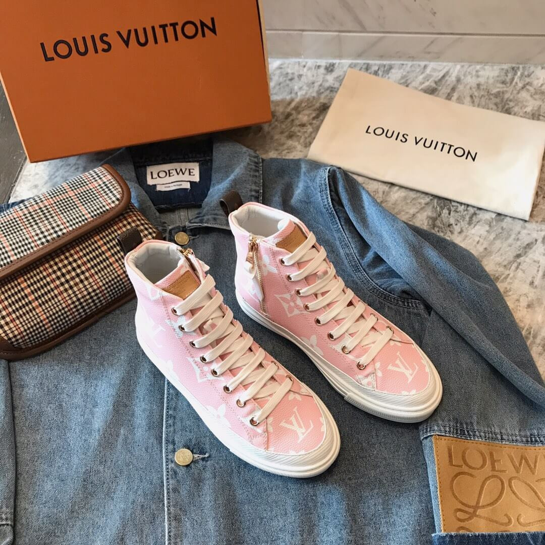Louis Vuitton Stellar Sneaker Boot 1A5U0H Pink