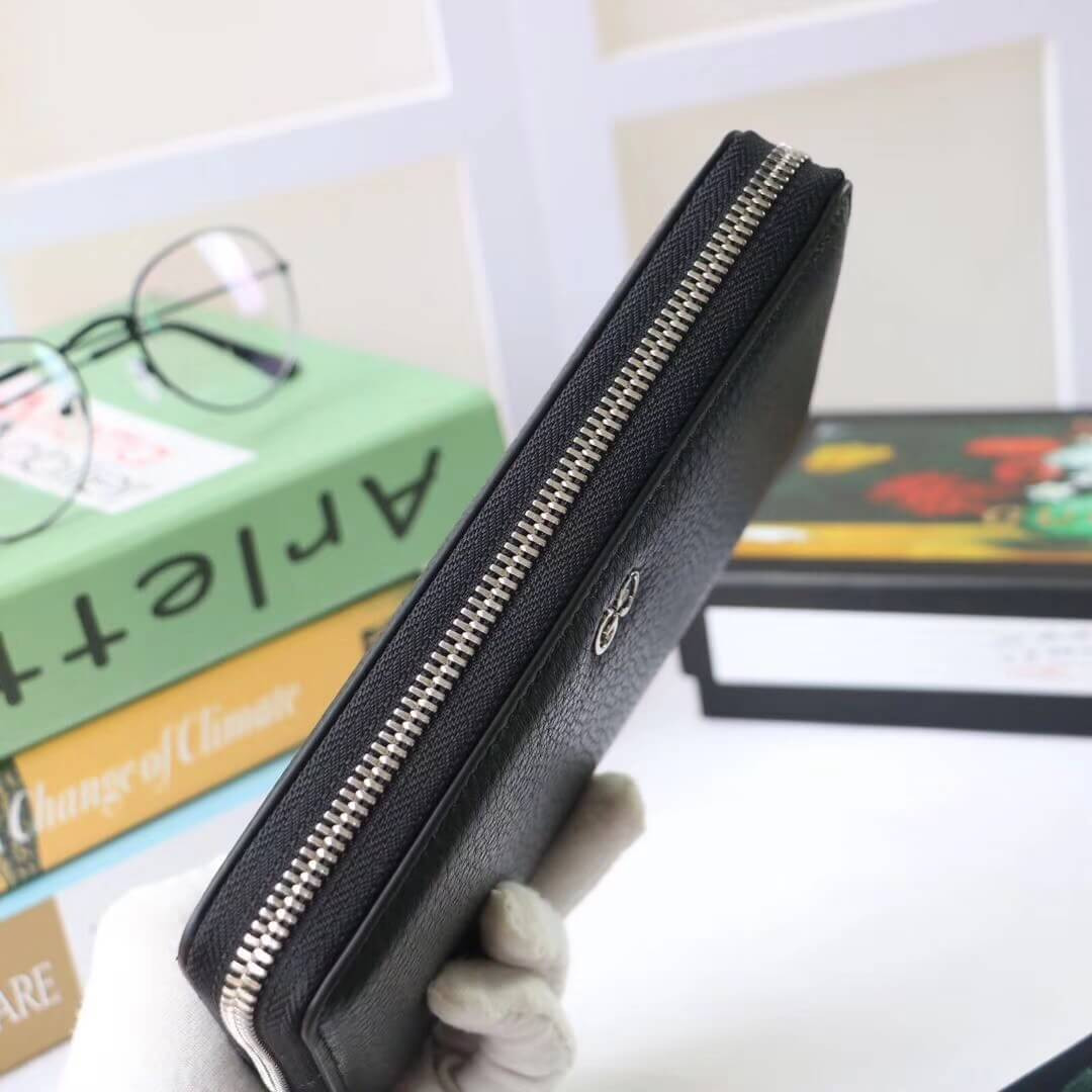 Gucci Leather Zip Around Wallet 473928