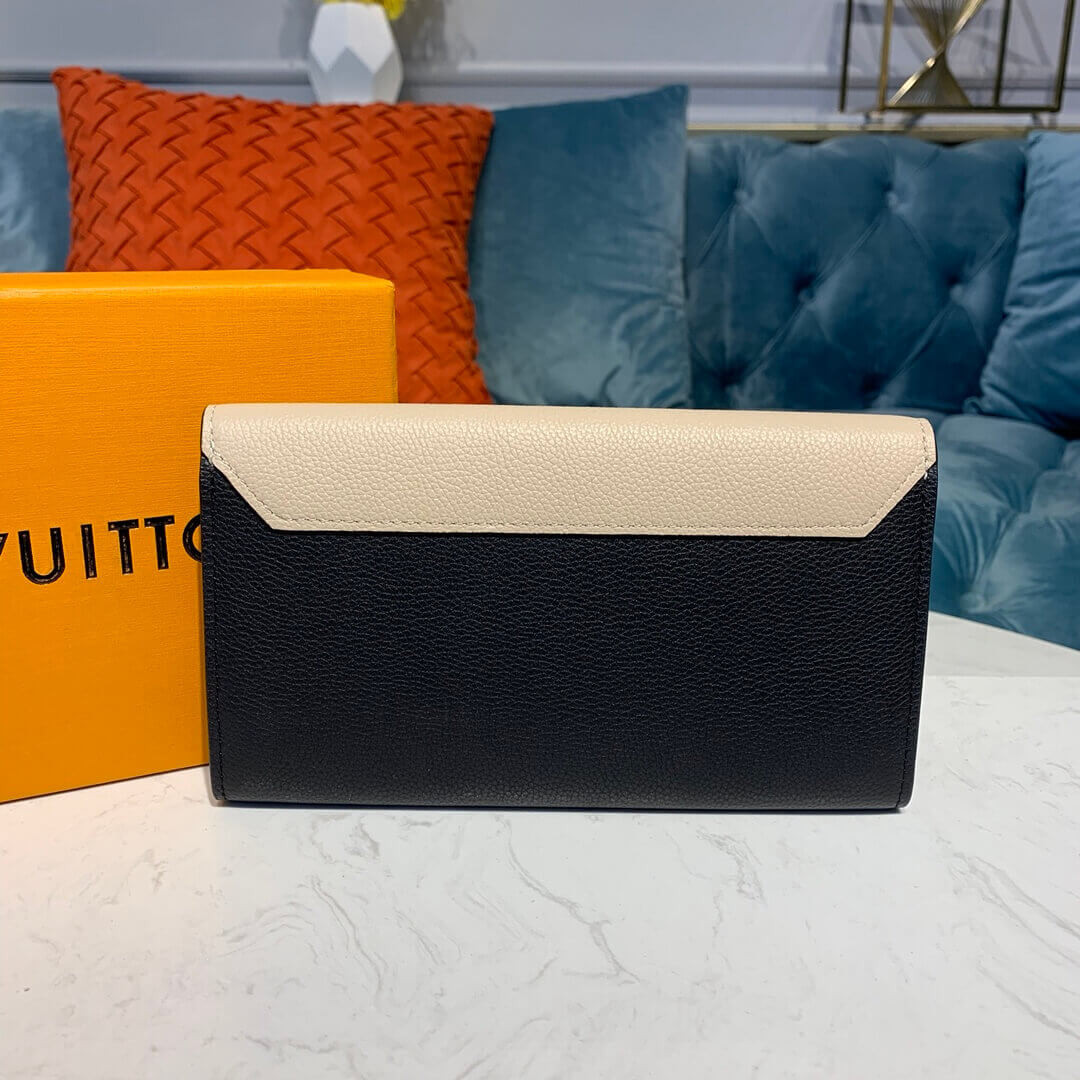 Louis Vuitton Lockme II Wallet M62350 Beige/Black