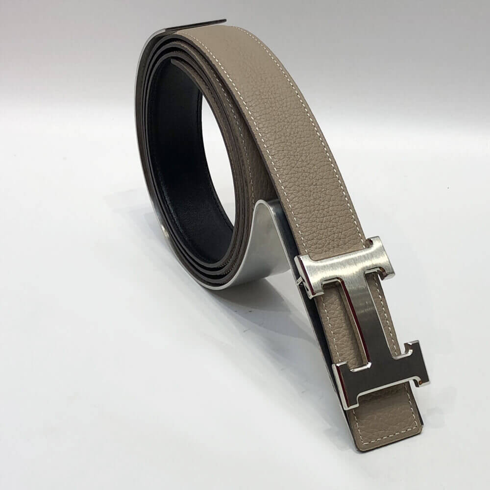 Hermes H Belt Buckle & Reversible Leather Strap 38 mm HB03