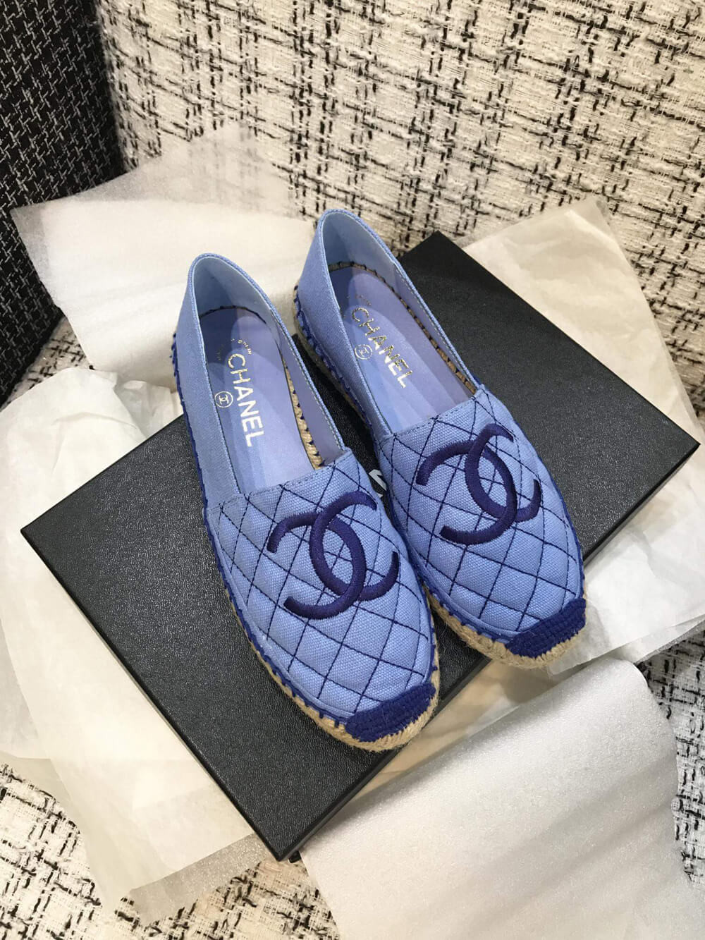 Chanel Quilted Espadrilles G32910