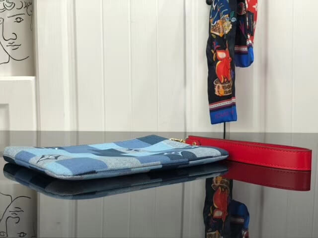 Louis Vuitton Monogram Denim Canvas City Pouch M68761