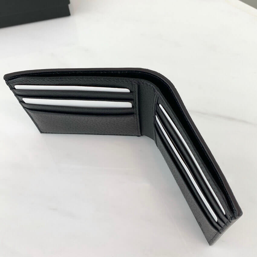 Gucci GG Marmont Metal-Free Tanned Leather Bi-Fold Wallet 428726