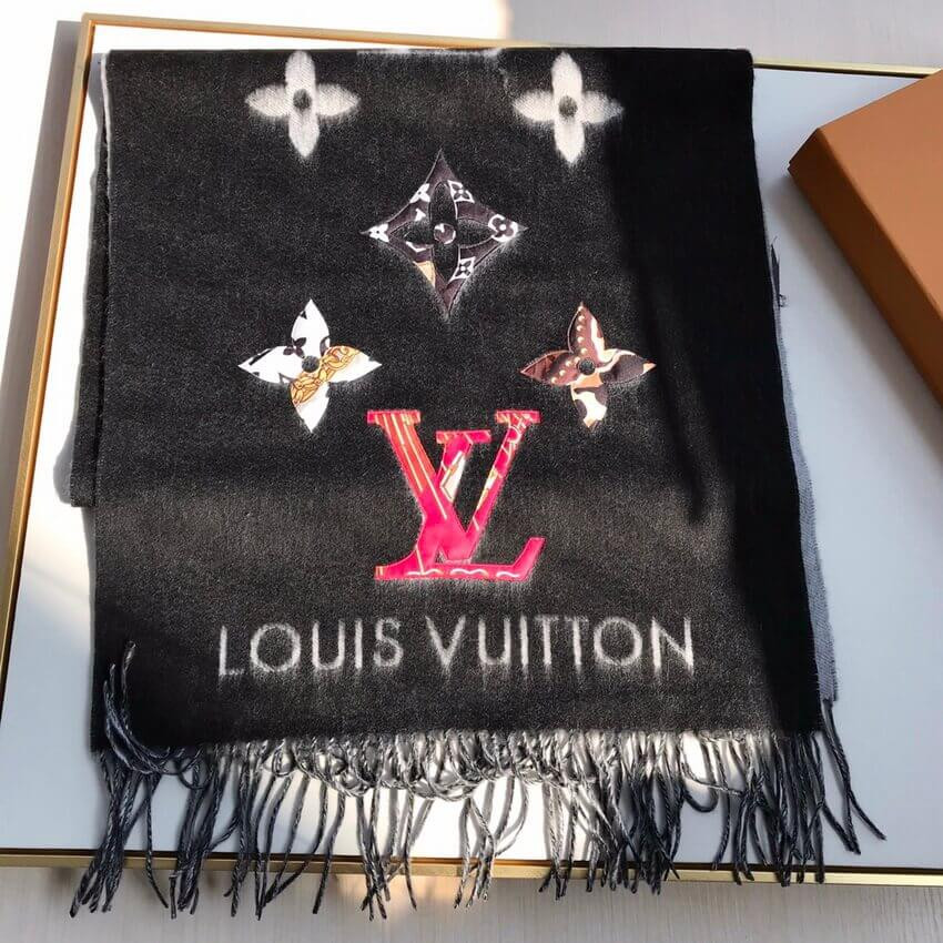 Louis Vuitton Be Mindful Reykjavik Scarf M76160 Black