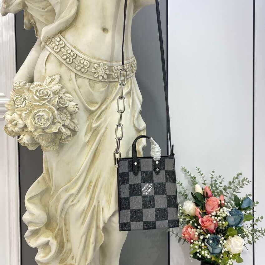 Louis Vuitton Damier Checkerboard Pattern Sac Plat XS N60479