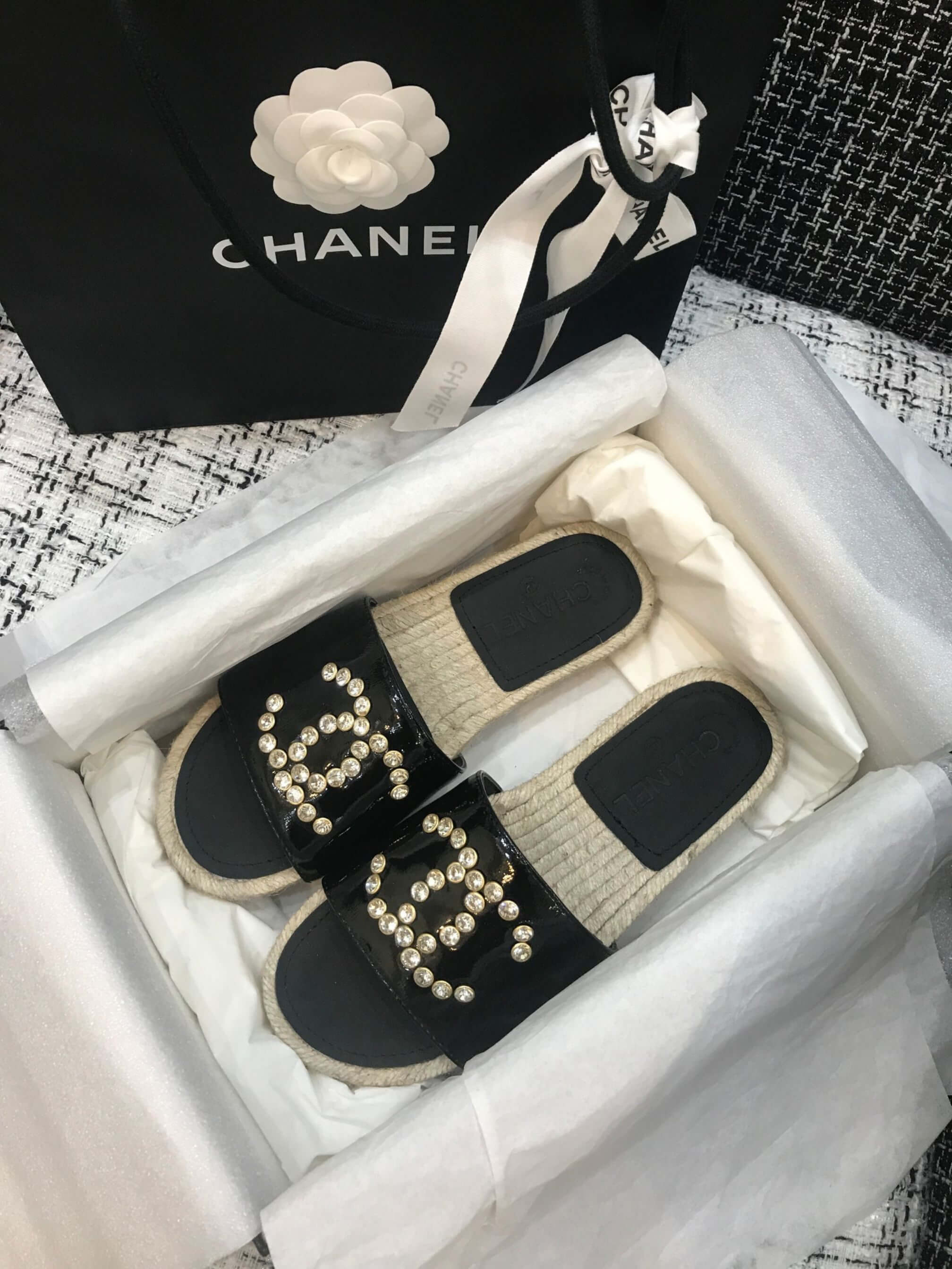 Chanel Paten Calfskin Mules G35603
