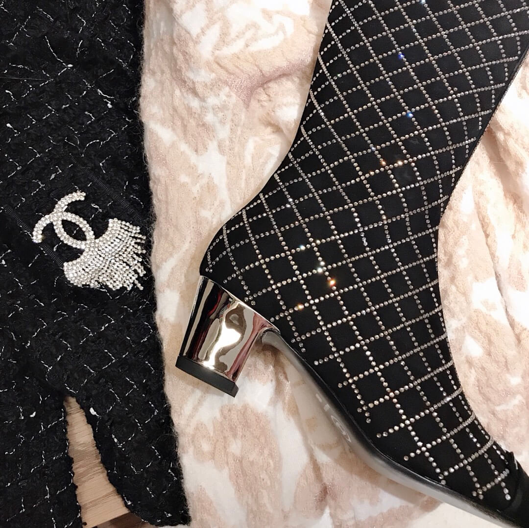 Chanel Crystal High Boots 11380