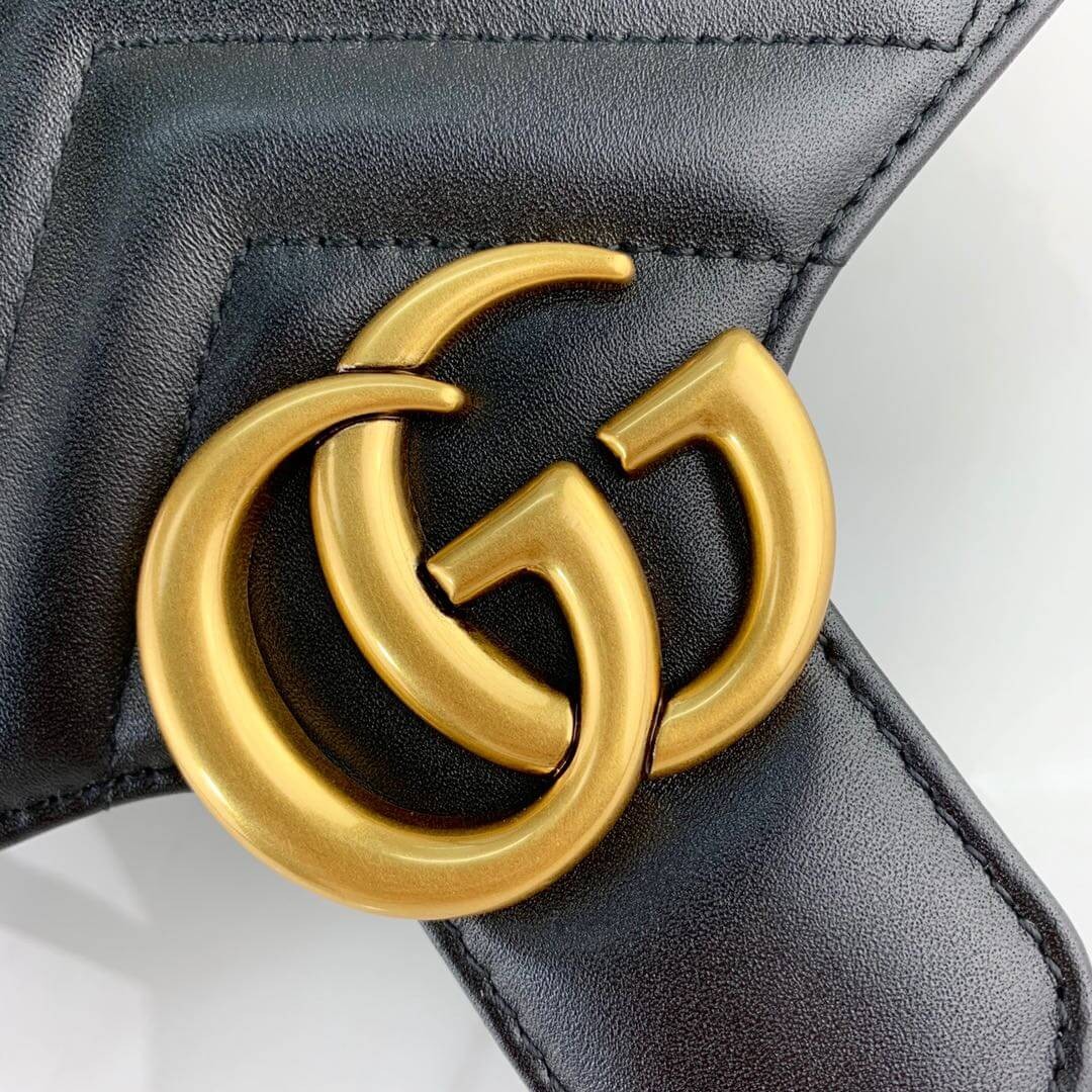 Gucci GG Marmont Matelasse Top Handle Bag 498100