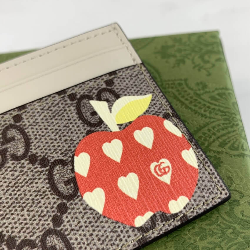 Gucci Les Pommes Card Case Wallet 663923