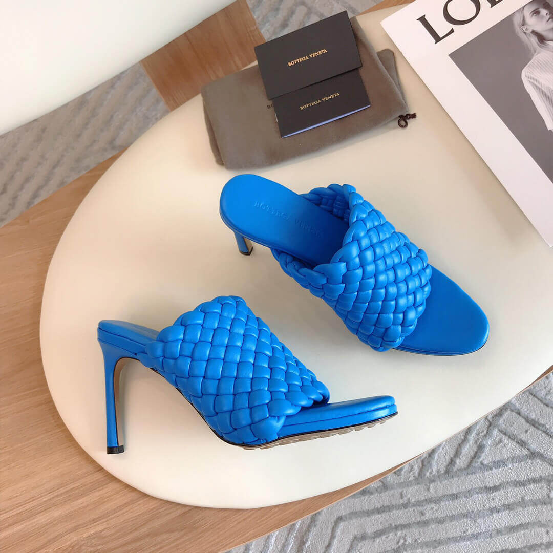 Bottega Veneta BV Curve Sandals 621340 Blue