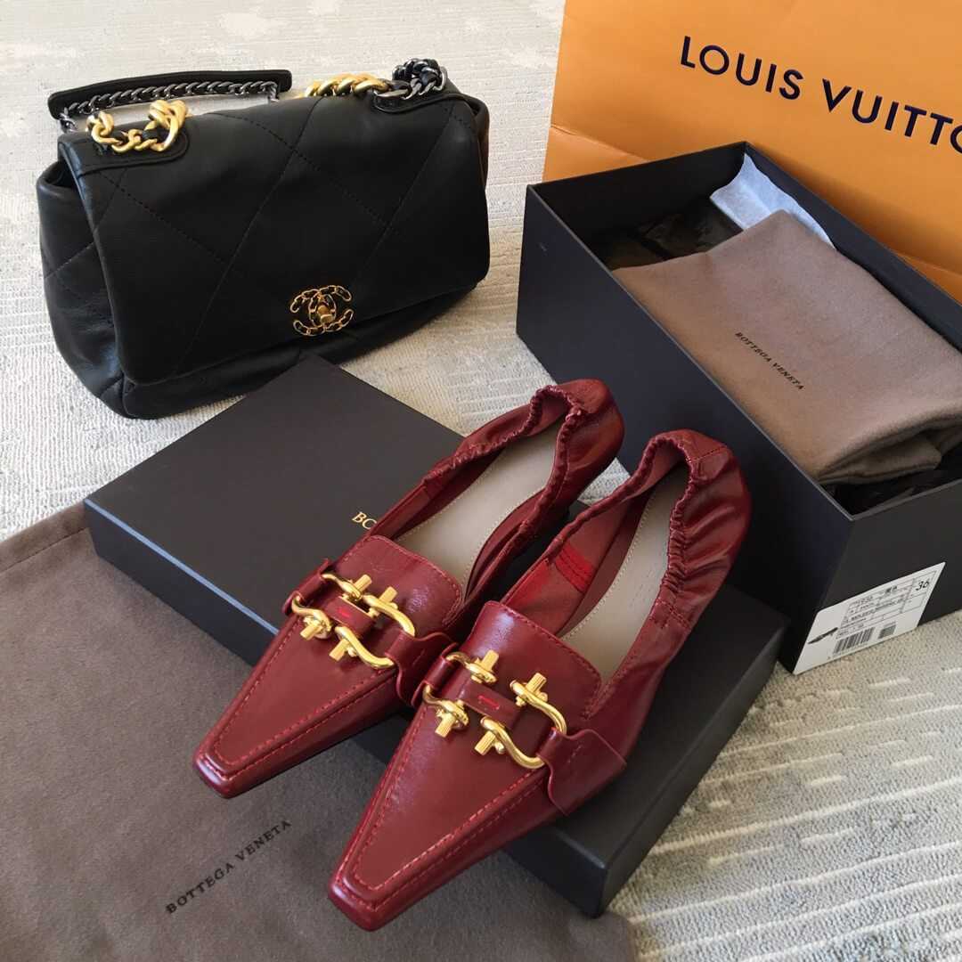 Bottega Veneta Madame Nappa Leather Pumps 608881