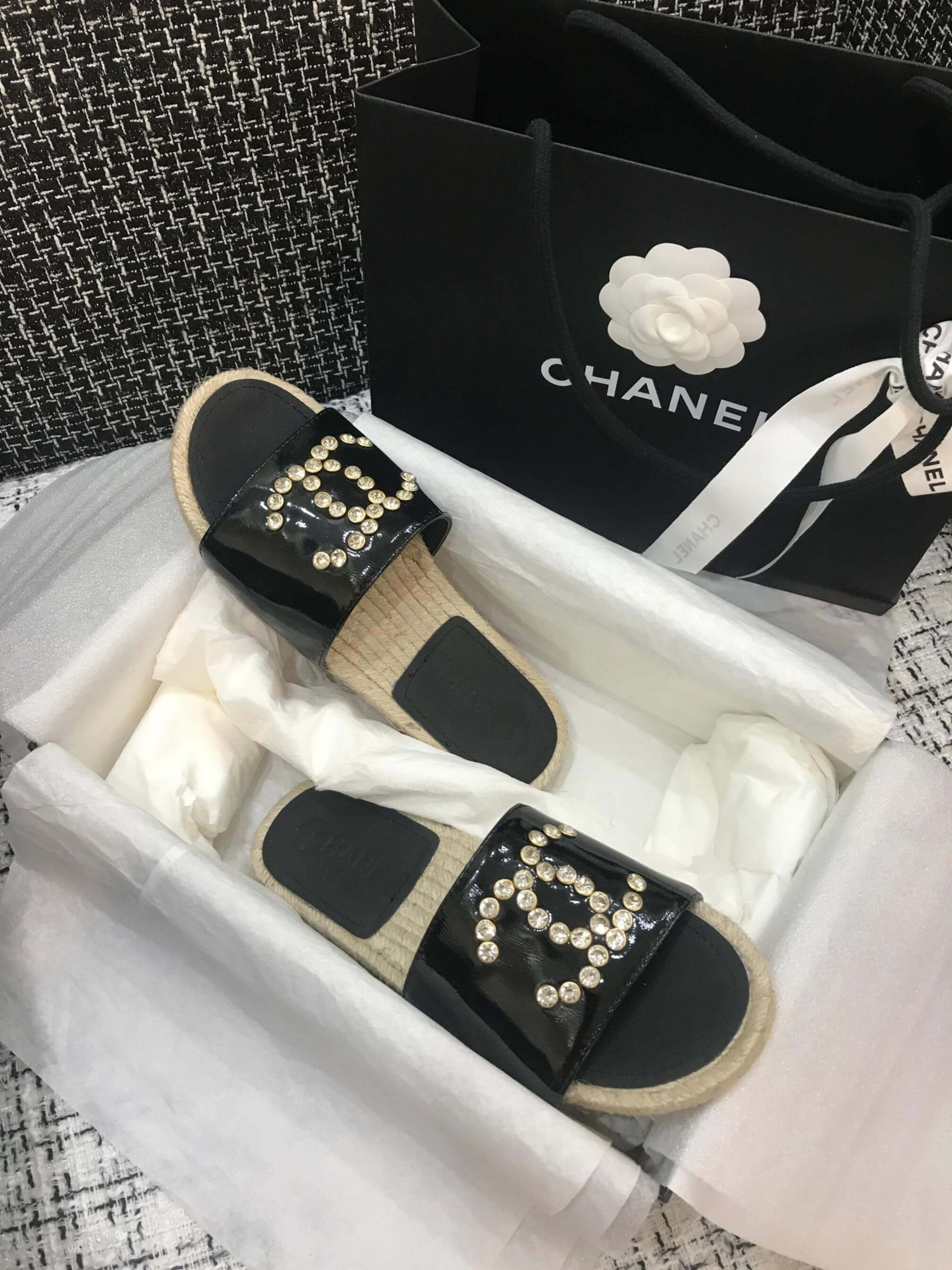 Chanel Paten Calfskin Mules G35603