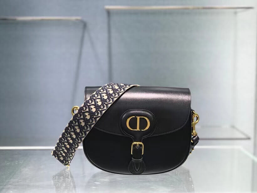 Dior Large Bobby Bag in Box Calfskin M9320