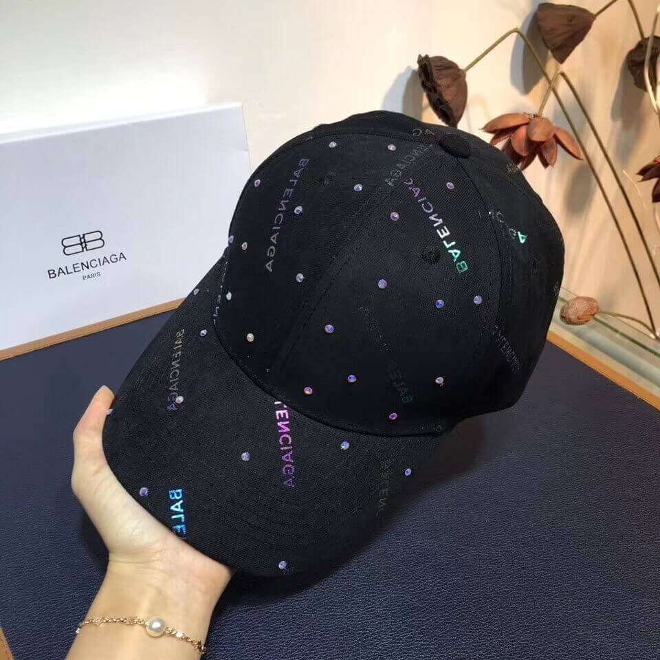 Balenciaga Logo Embroidered Baseball Cap 26896