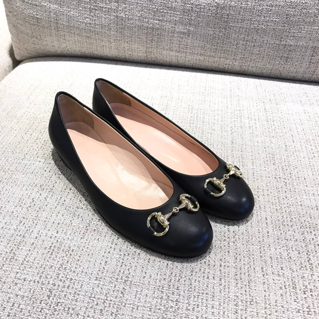 Gucci Leather Ballerinas 473160