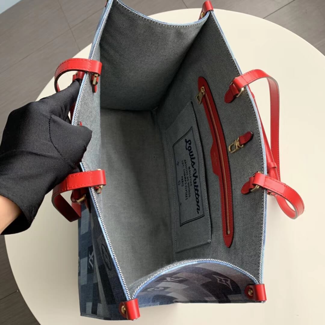 Louis Vuitton Monogram Denim Canvas Onthego GM M44992