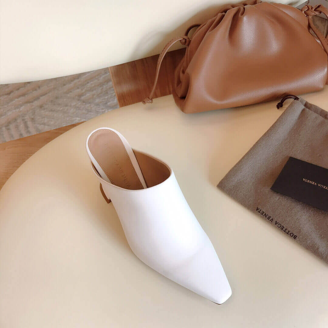 Bottega Veneta Almond Mules 608838