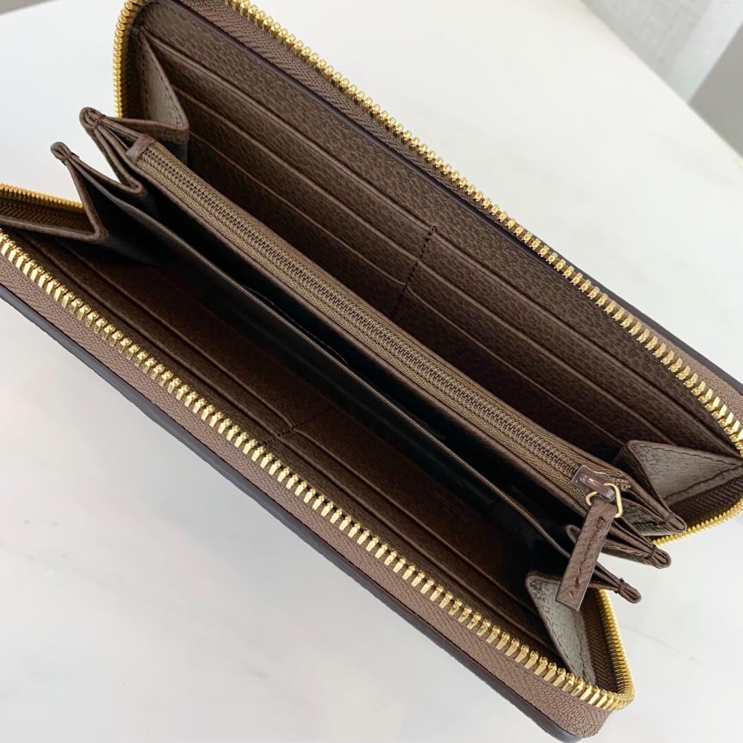 Gucci Ophidia GG Zip Around Wallet 523154
