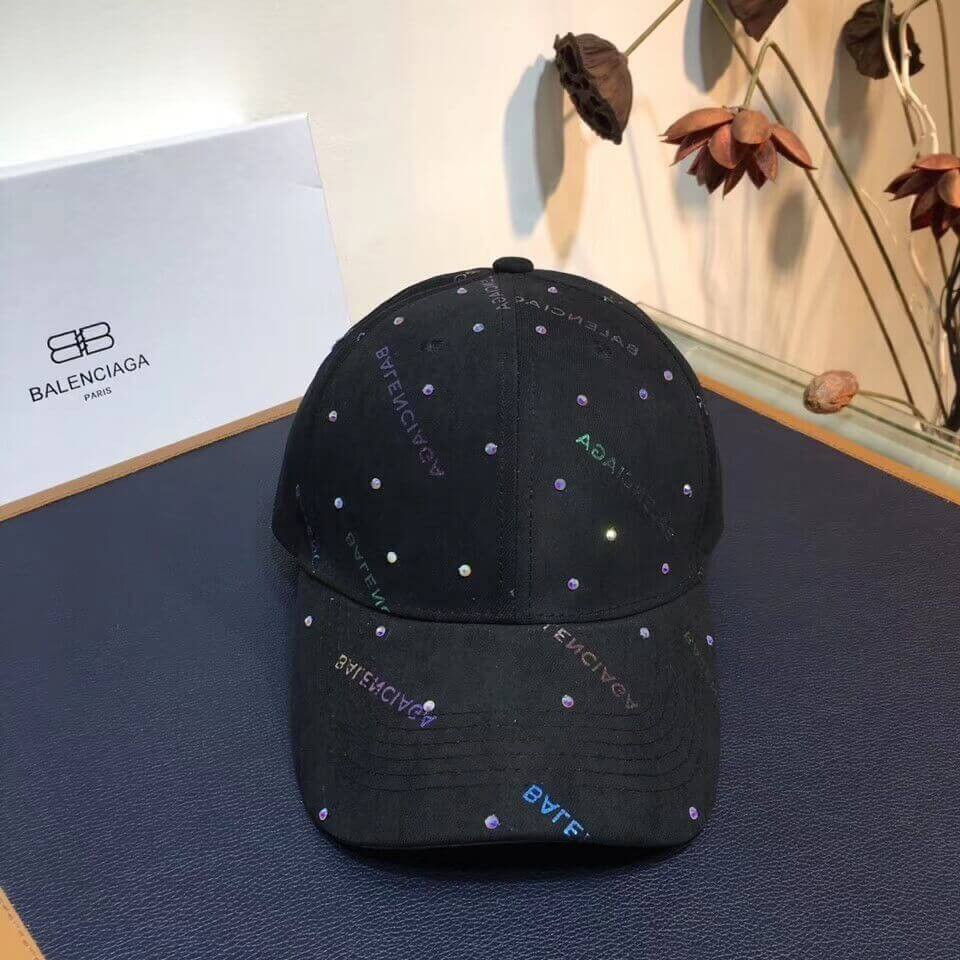 Balenciaga Logo Embroidered Baseball Cap 26896