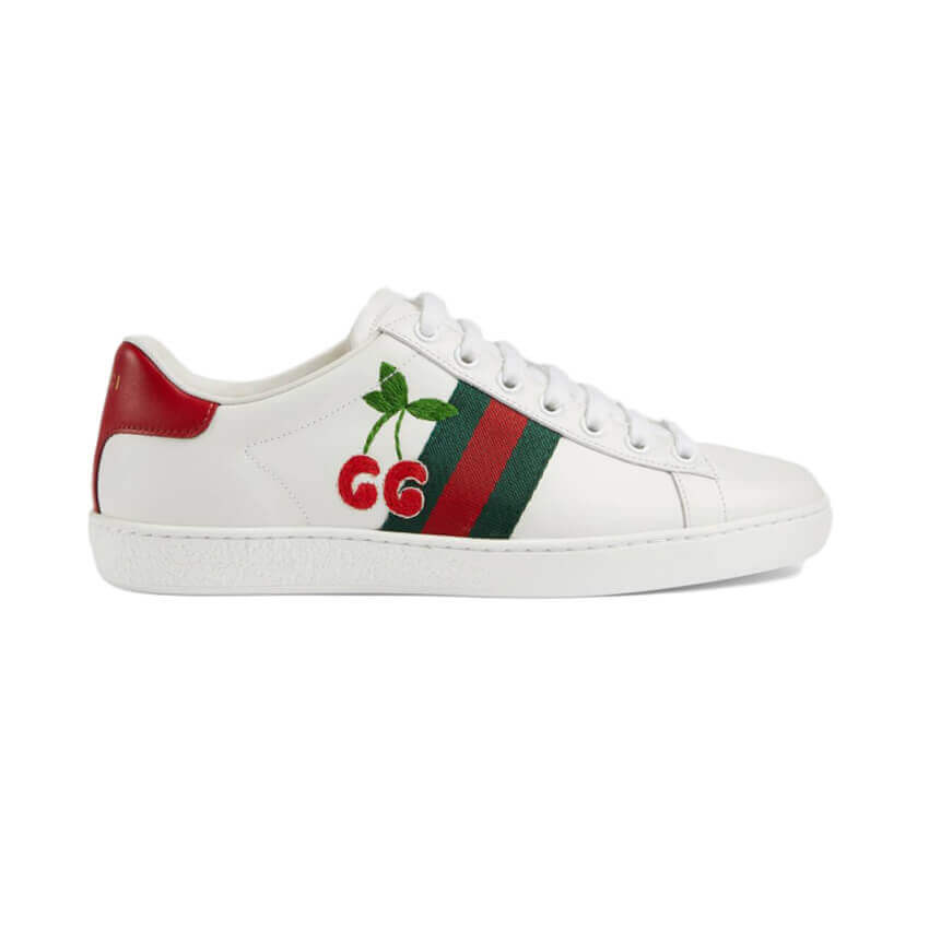 Gucci Ace Sneaker with Cherry 653135