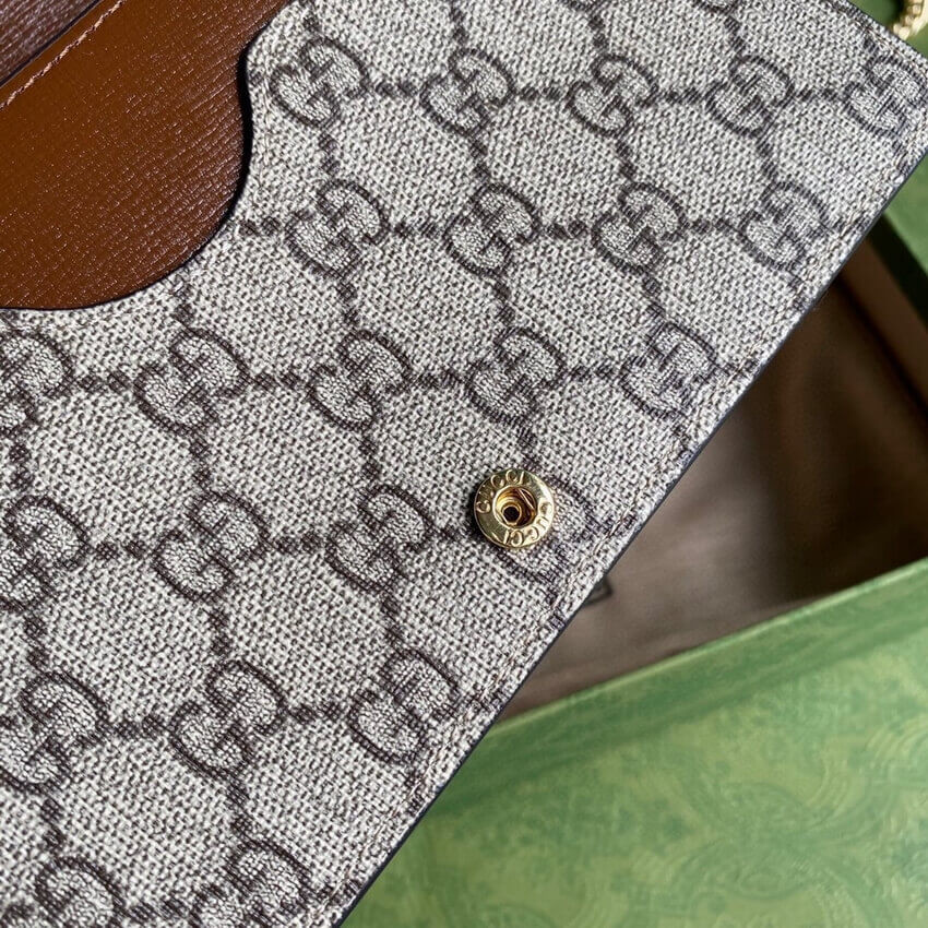 Gucci Valentines Day Chain Card Case Wallet 648948