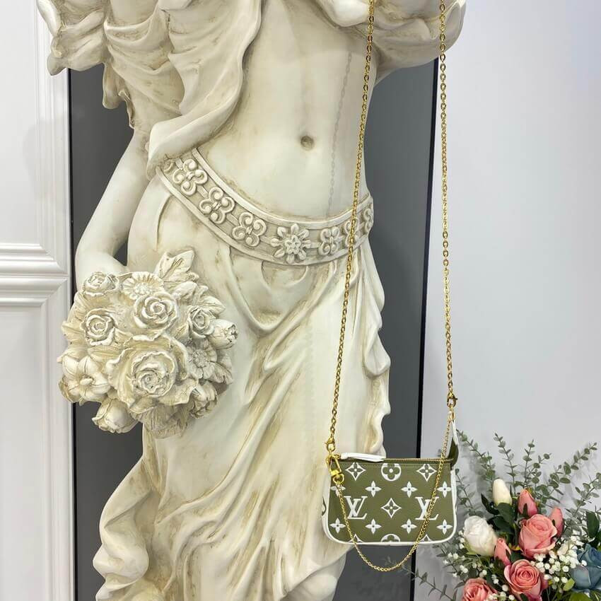 Louis Vuitton Monogram Empreinte Leather Mini Pochette Accessoires M81284