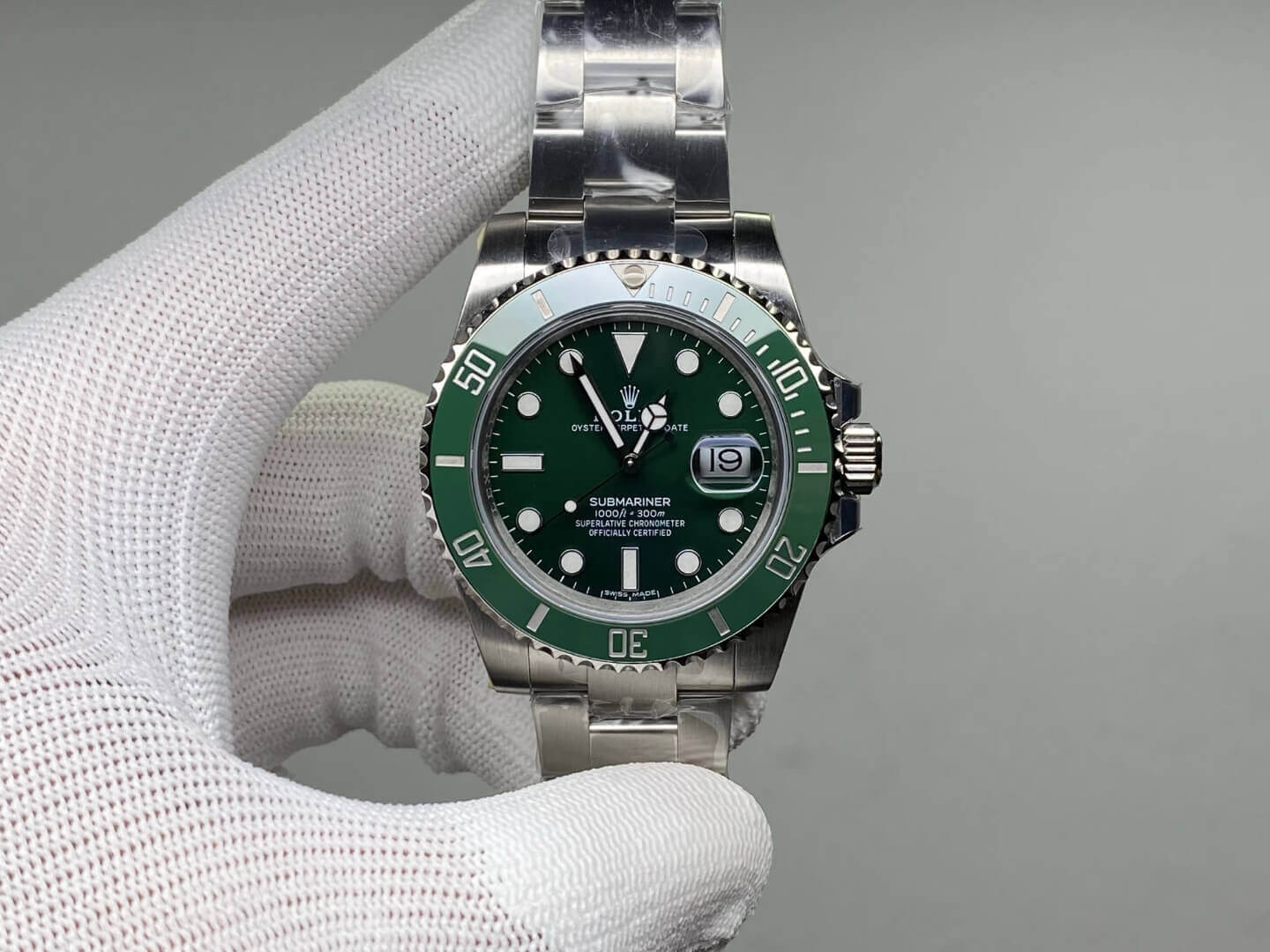 Rolex Submariner Date Watch Green M1166