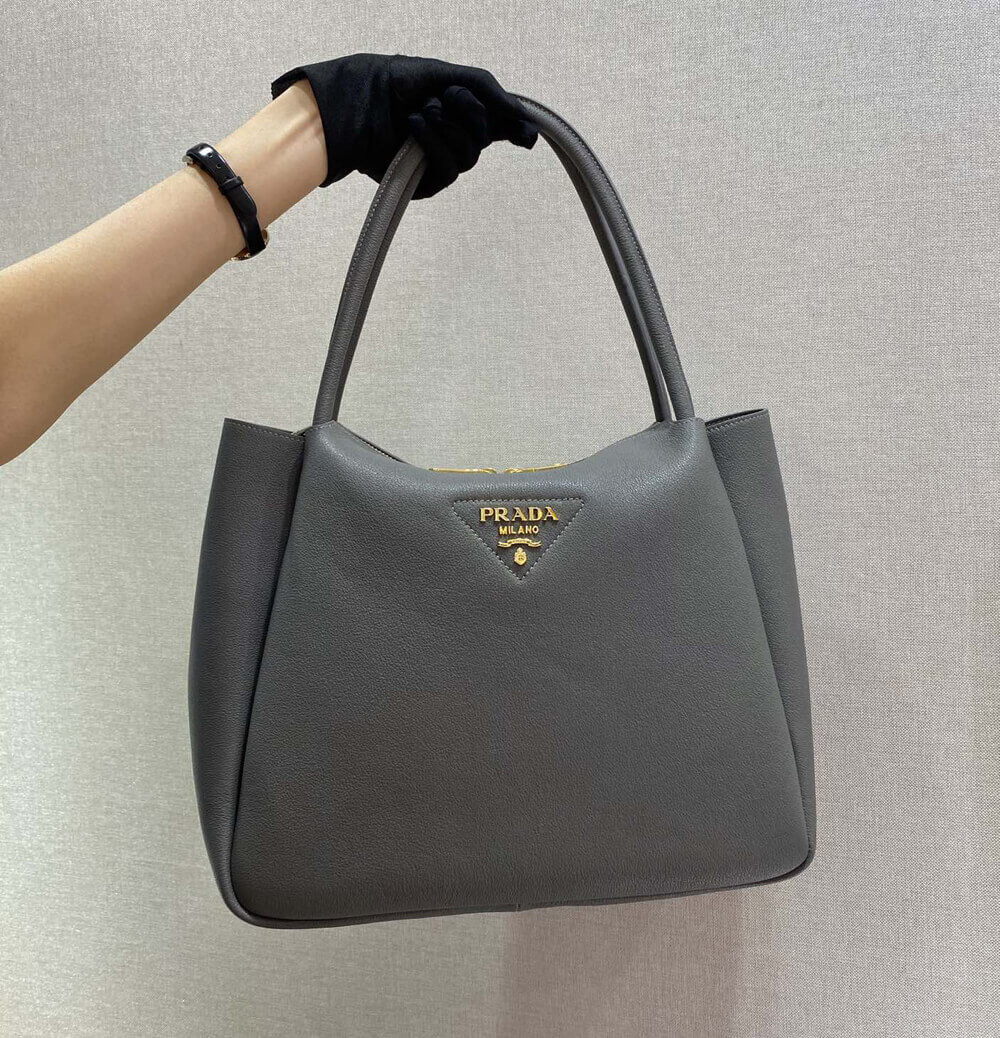 Prada Deerskin Leather Tote Bag 1BC142