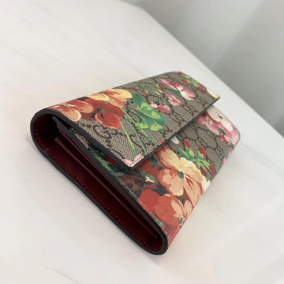 Gucci GG Blooms Continental Wallet 404070