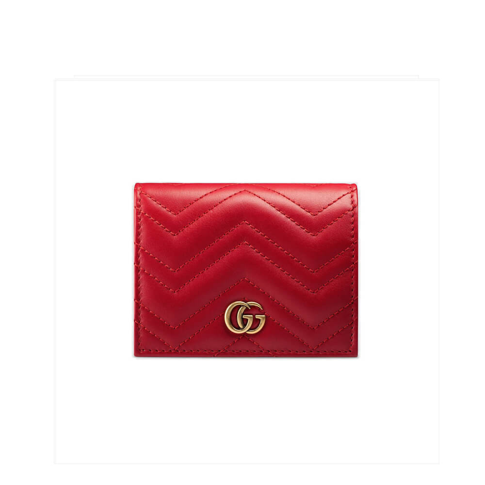 Gucci GG Marmont Card Case Wallet 466492