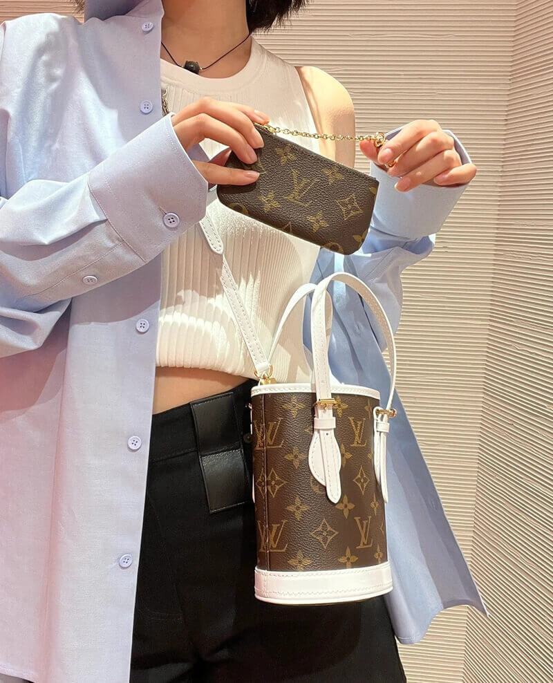 Louis Vuitton Monogram Nano Bucket Bag M81489